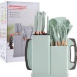 ১৯ পিস প্রিমিয়াম সিলিকন কিচেন ইউটেনসিল সেট | 19pcs-silicone-spatula-spoon-set - Image 4