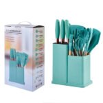 ১৯ পিস প্রিমিয়াম সিলিকন কিচেন ইউটেনসিল সেট | 19pcs-silicone-spatula-spoon-set - Image 5