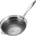 হানিকম্ব নন-স্টিক স্টেইনলেস স্টিল SUS316 কুকিং Yok Pan - Image 2