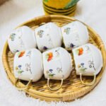 প্রিমিয়াম ফ্লোরাল কাপ সেট ৬ পিস - Image 2