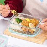 High Borosilicate Single Glass Food Storage Bowl Set (1 Pcs) – Microwave & Freezer Safe Lunch Box - Image 2
