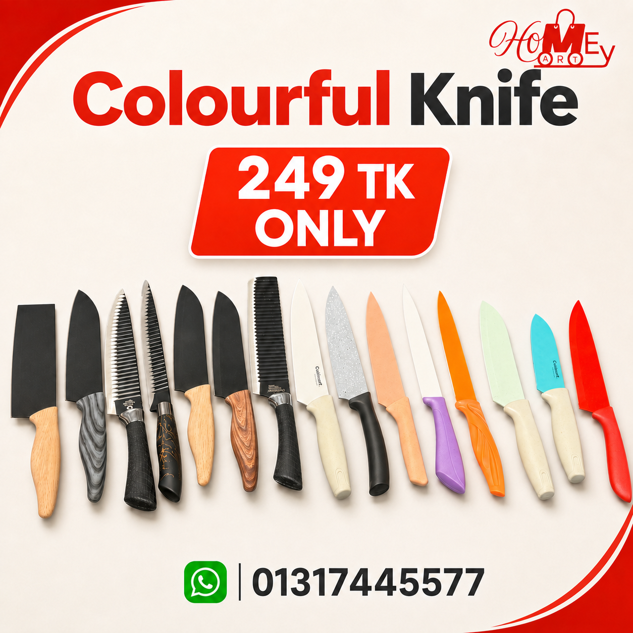 ChatGPT Image Sep 1, 2026, 07_45_17 PM Colourful Kitchen Knife - Image 1