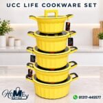 UCC LIFE Yellow and Black Cookware Set – Homey Mart Bangladesh